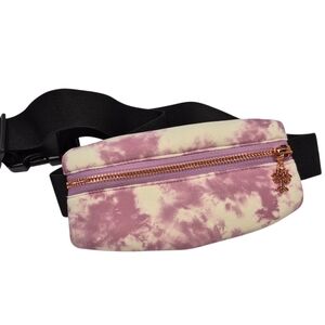 Oak and Reed Traverse Tie-Dye Pink  Cream Waist Bag